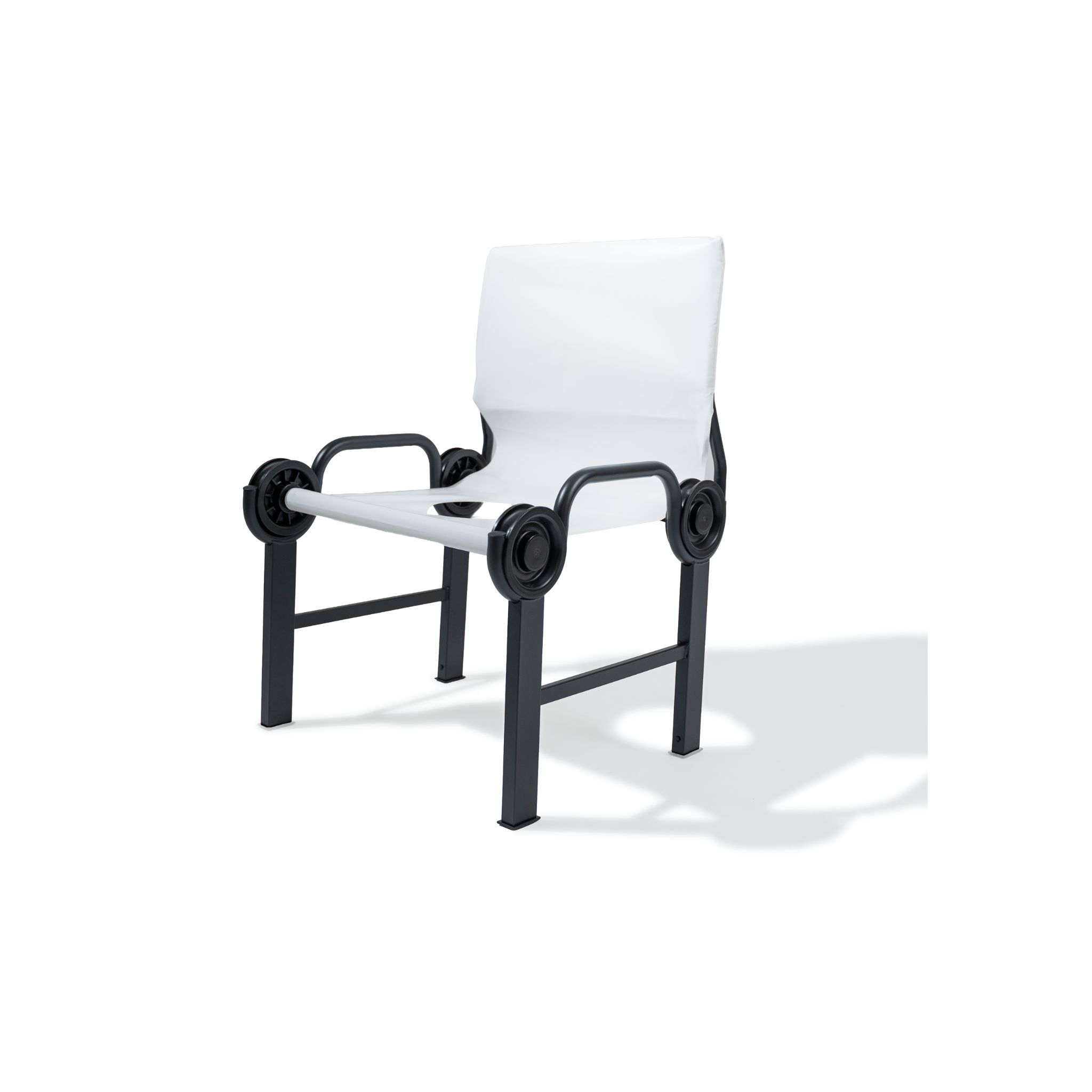 Disc-Chair mit Cholera-Matte